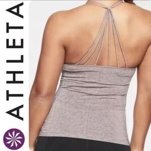 Athleta Mauve Strappy Tank Top‎ Used Zise M